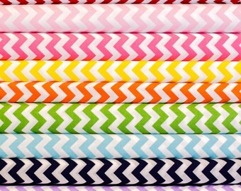 Riley Blake Small Chevron Bundle (9 Fabrics Total)