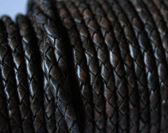 Orange khaki cord, 4 mm, 2 m