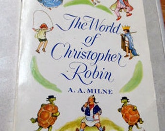 The World of Christopher Robin by AA Milne. 1958 copyright. soft cover, 234 pages, expected wear
