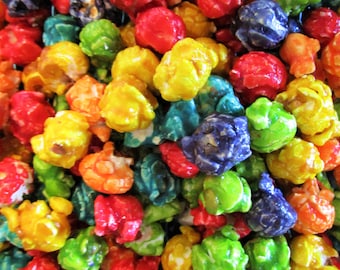 Gourmet Rainbow Candy Coated Popcorn by Its Delish (4 oz.)