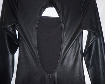 1990's Black KeyHole Leotard