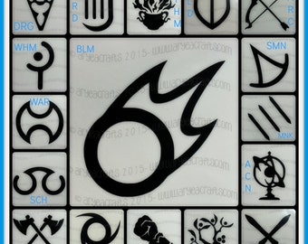 ffxiv job or class icons including stormblood jobs with a