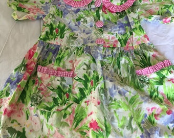 Vintage Mopsey & Cottontail Floral Dress