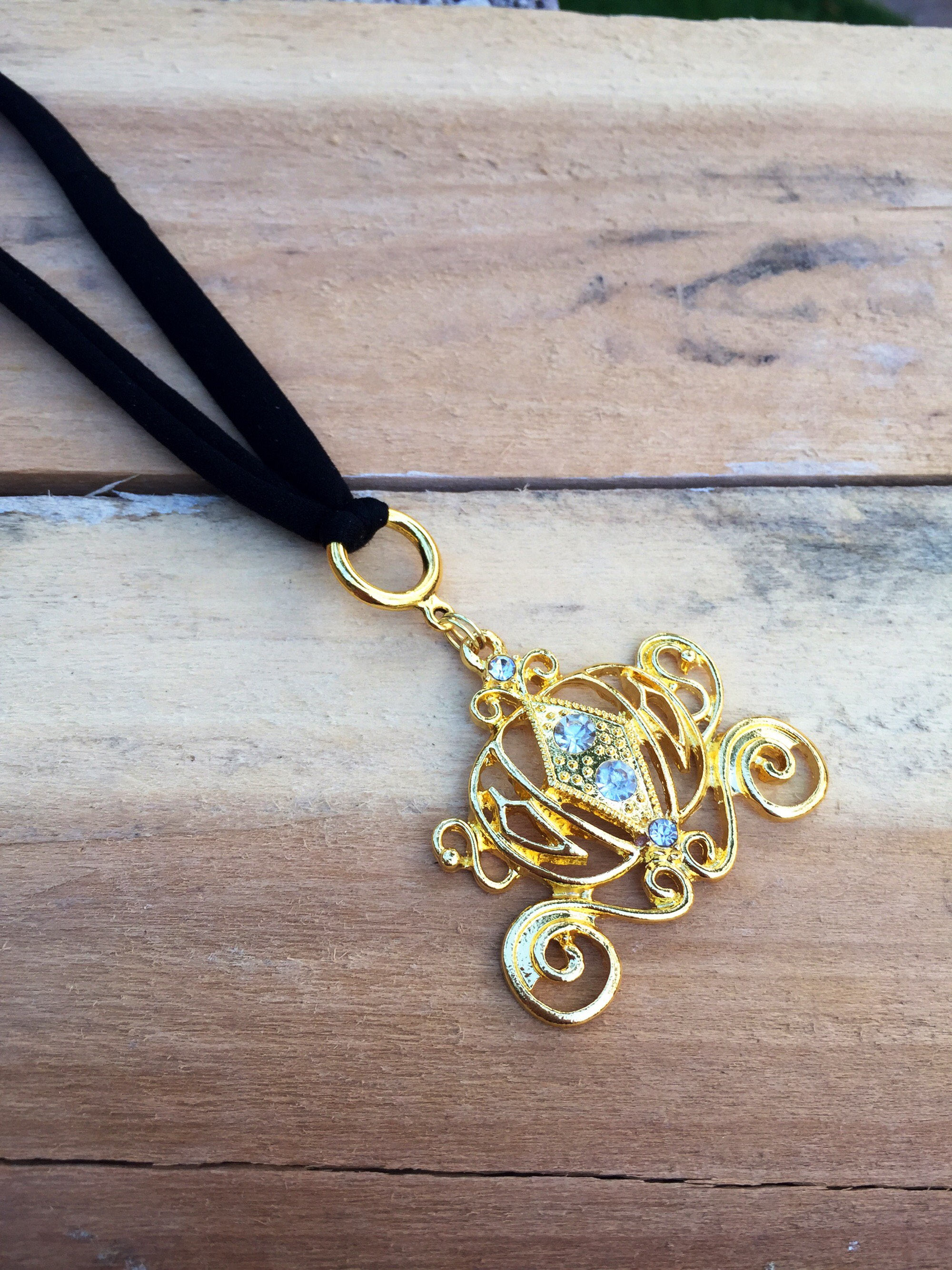 Princess Carriage Car Accessory Car Bling Rear View Mirror