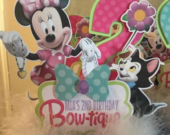 Minnie's Bowtique centerpieces