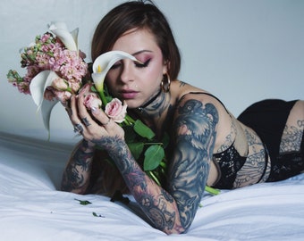 Wild Rose - Gogo Blackwater print