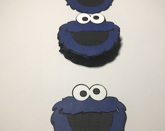 Download Cookie Monster-3 layered-SVG Cut File-Cricut-Silhouette