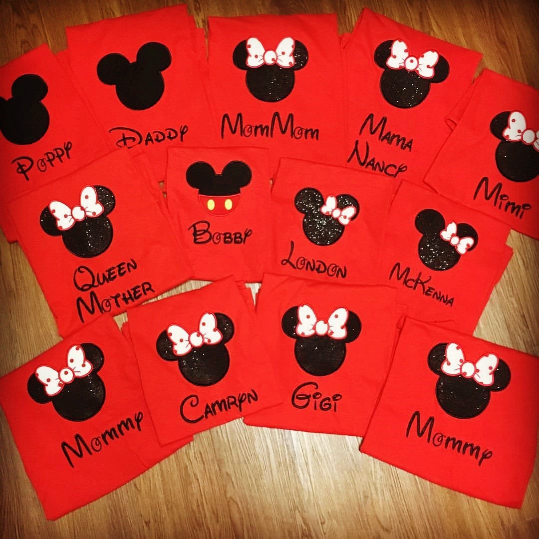 mickey mouse shirts for the family