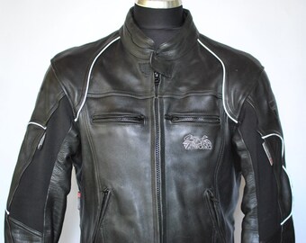 Vintage MODEKA LEATHER JACKET , speed race motorcycle jacket , men's jacket .....(154)