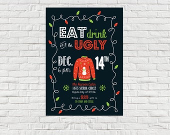 Ugly Sweater Party Invitation