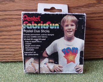 Vintage Pentel Fabric Fun Pastel Dye Sticks