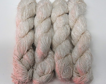 New! Banana Silk Vegan Yarn, color: white