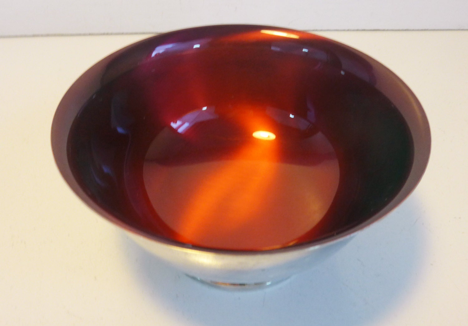 Silver plate Bowl Vintage Paul Revere Silverplate Red Enamel - Mid ... Silver plate Bowl Vintage Paul Revere Silverplate Red Enamel - Mid ...