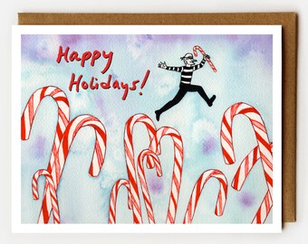 boxed christmas card etsy