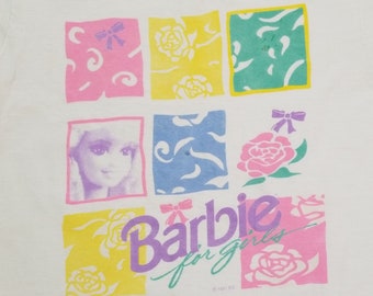 Vintage Barbie Tshirt, 1980s Mattel Toy Doll T Shirt, Hipster Princess T-shirt