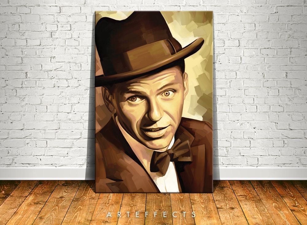 Frank Sinatra Canvas High Quality Giclee Print Wall Decor Art