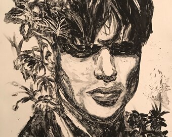 Man with Flowers no.2