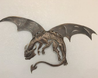 Dragon of Steel Metal Art