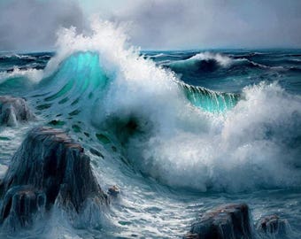 Stormy Seas Cross Stitch Pattern