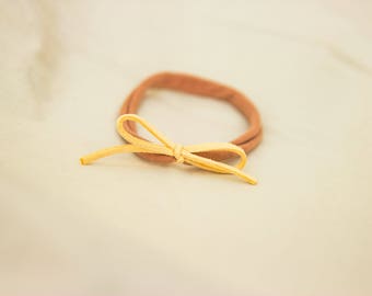 Cream Nylon Headband