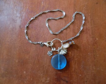 Recycled Necklace, Handmade