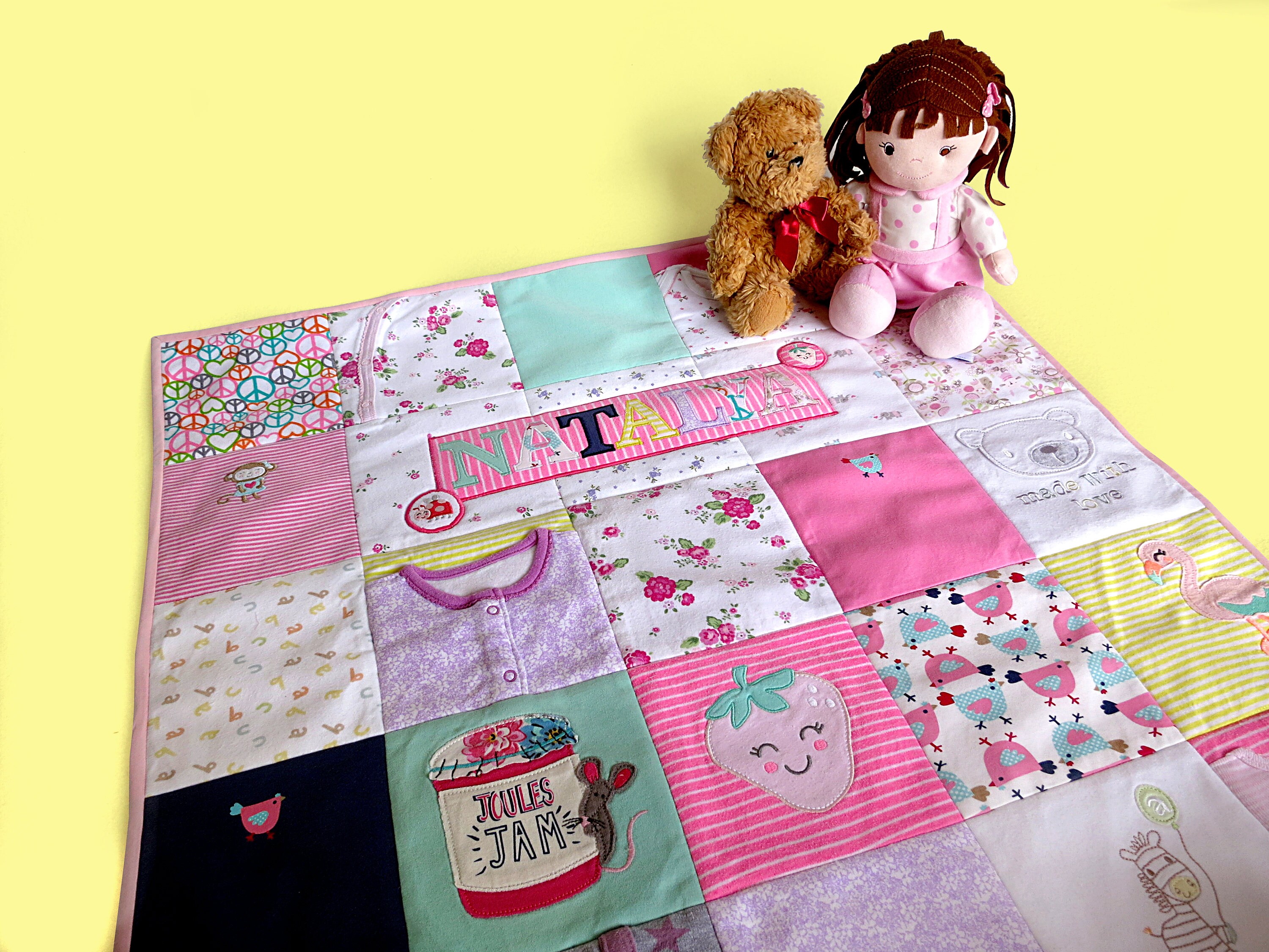 Personalized memory quilt Keepsake blankets Memory blanket