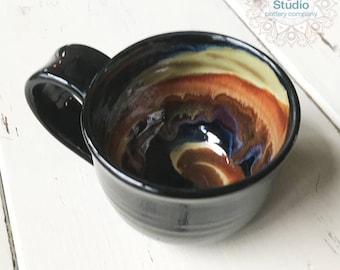 Ceramic Coffee Mug in Handmade, Pottery Mug, Pottery Gift, Gift for Coffee Lover,