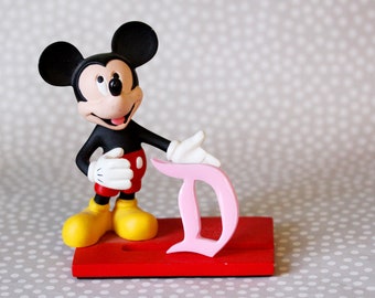 Pastel Pink Disney D Brooch
