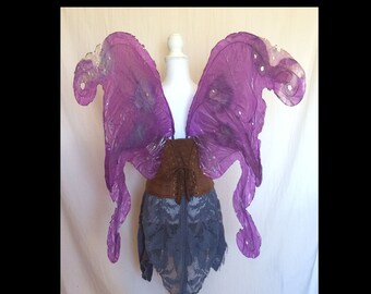 Purple Fantasy Faerie Wings