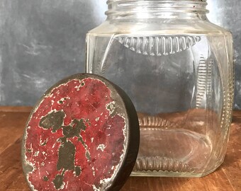 Vintage General Store Canister / Country jar