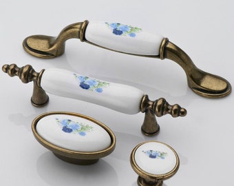 ceramic drawer pulls etsy