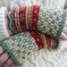 Latvian Fingerless Mitts Knitting Kit