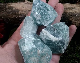 Fluorite 1/2 pound raw fluorite green blue fluorite raw fluorite rough fluorite green fluorite green fluorite Crystal healing fluorite lot