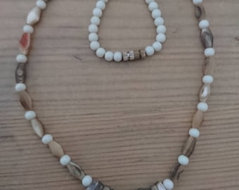 Vintage mother of pearl necklace