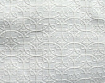 Matelasee ivory upholstery bedding fabric