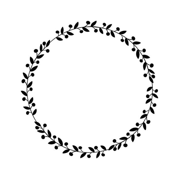 Download wedding vintage flowers frame circle Graphics SVG Dxf EPS Png