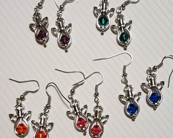 Swarovski Angel Earrings in Multiple Colors