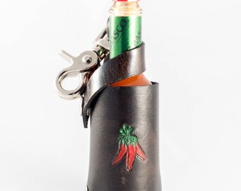 Chili Pepper Leather Hot Sauce Holster