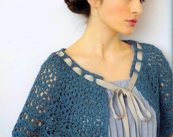 Wonderful warmers shoulder Cape capelet crocheted /on order