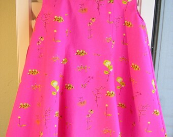 Sale - Girl's Bright Pink Full Dress, Size 2