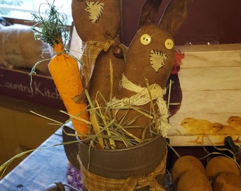 Old Flour Sifter Bunnies