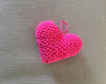 Heart Keychain Amigurumi