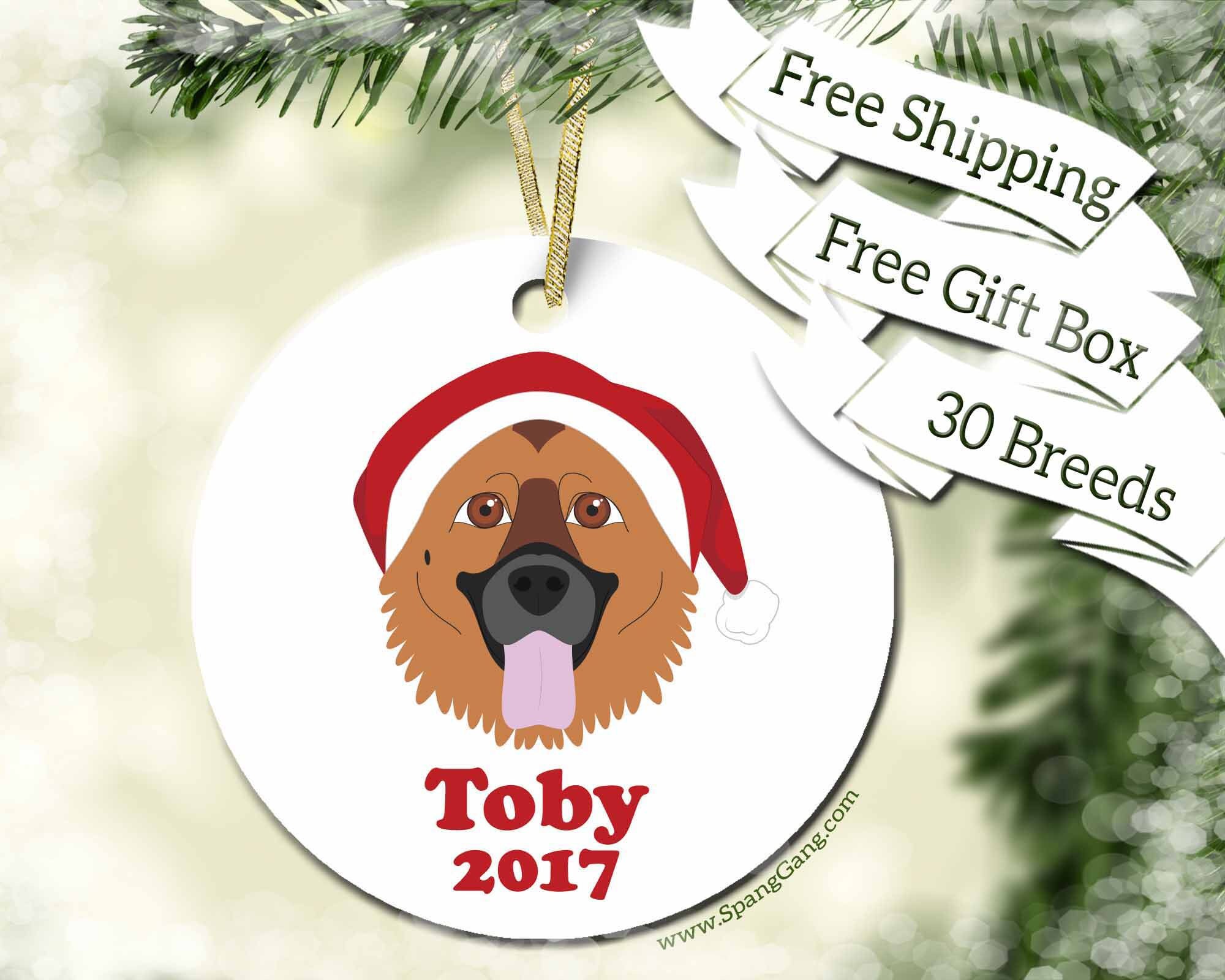 dog first christmas ornament 30 breeds personalized dog christmas ornaments by breed
