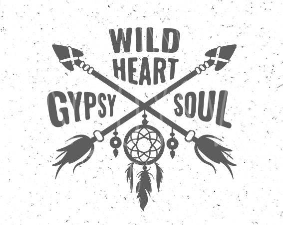 Gypsy soul svg Dreamcatcher svg Arrow svg Indian svg Indian