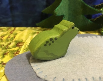 Handmade Wooden Frog - Waldorf/Montessori Inspired Toy