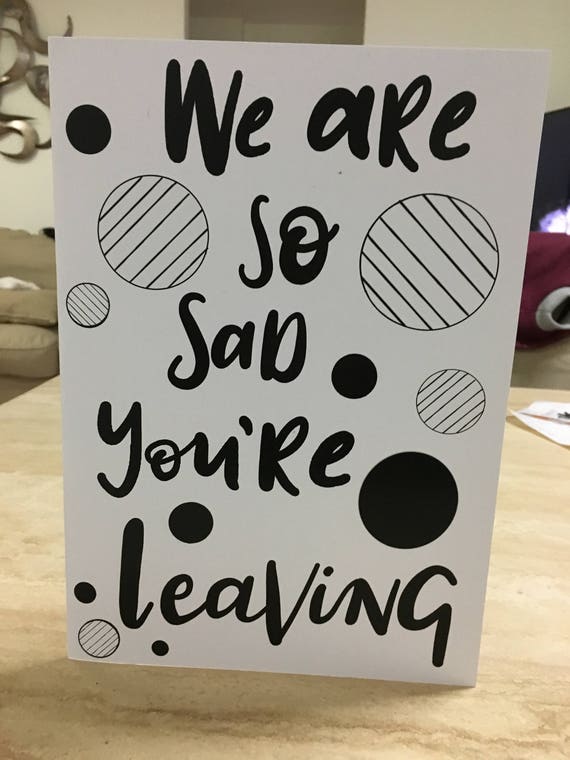 Best Of 30 Farewell Card Large