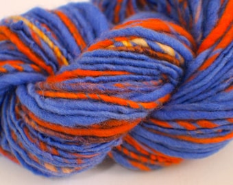 SALE: Bulky handspun yarn, Thick and Thin Yarn, Art Yarn, knitting supplies crochet supplies