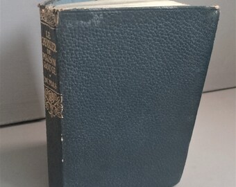 Vintage Little A. Dumas 'Le Chevalier de Maison Rouge' Collins Clear Type Press Leather Bound