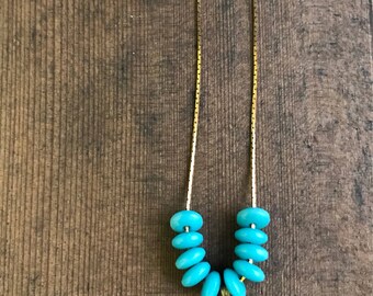Vintage Drop Pendant Necklace