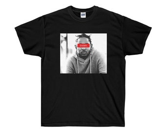 Kendrick Lamar Damn Picture T Shirt Hip Hop Tee Rap New TShirt Kendrick Lemar Portrate Tee Dr Dre Kung Fu Kenny K Dot Compton Cal